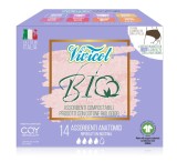 Absorbante de zi fara aripioare din bumbac compostabil 4 picaturi 14buc Vivicot