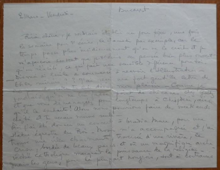 Scrisoare expediata de Cella Delavrancea, 4
