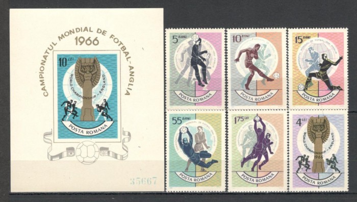 Romania.1966 C.M. de fotbal ANGLIA XR.524