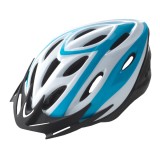 Casca Bicicleta Rider Alb/Albastru, Marime L (58-61cm) - Siguranta si Confort