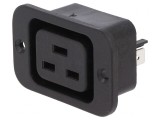 Conector Alimentare AC Soclu Mamă 16A IEC C19