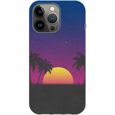 Husa compatibila cu Apple iPhone 14 Plus model Sunset, Silicon, TPU, Viceversa foto