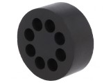 Insert Presetupă 6mm M40 IP54 8 Orificii Cauciuc NBR