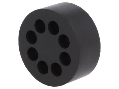Insert Presetupă 6mm M40 IP54 8 Orificii Cauciuc NBR foto