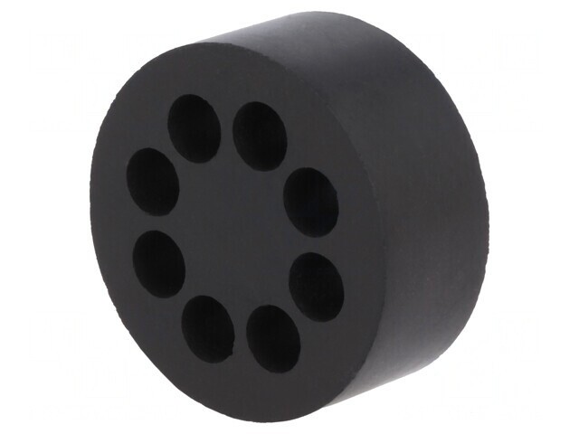 Insert Presetupă 6mm M40 IP54 8 Orificii Cauciuc NBR