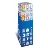 Role hartie ambalat - Flori, 65 g/m2, 70 x 200 cm (30 role/display)