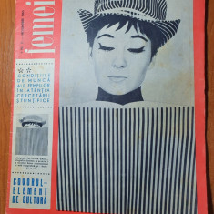 revista femeia noiembrie 1965-moda,retete culinare,femeia in opera lui sadoveanu
