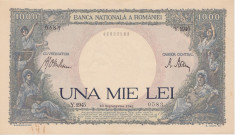 ROMANIA 1000 LEI 1941 AUNC foto