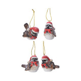 Cumpara ieftin Decoratiune - Bird with Santa Hat - mai multe modele | Kaemingk