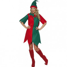 Costum Miss Elf Mos Craciun, marimea L foto