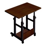 Cumpara ieftin Masuta de laptop Stolu, Stejar inchis, 80x40x68 cm
