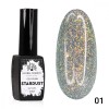 Oja semipermanenta Stardust, reflectorizant, Global Fashion 8 ml, 01