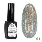 Oja semipermanenta Stardust, reflectorizant, Global Fashion 8 ml, 01