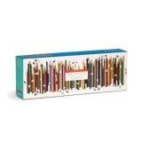 Puzzle Panoramica 1000 piese Galison, Creioane Colorate Frank Lloyd Wright, Shaped
