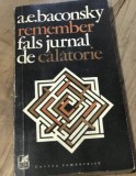 LITR1 Literatura Fals jurnal de calatorii