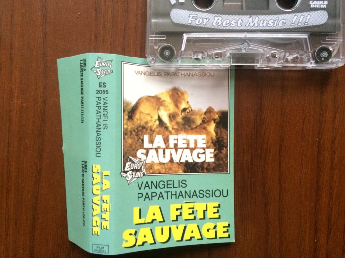 vangelis La Fete Sauvage 1978 caseta audio ambientala electronica soundtrack
