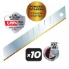 Lame cutter segmentate de precizie cu acoperire de titan 18mm 10 buc., Dedra