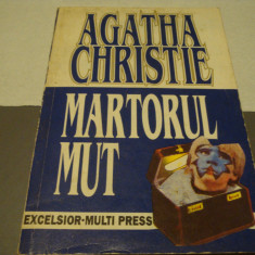Agatha Christie - Martorul mut - Excelsior Multi Press 1994