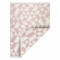 Covor TWIN 22992 geometric, bumbac, cu două fețe, Franjuri ecologice - roz / crem, 180x270 cm