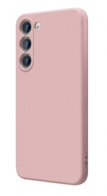 Husa din silicon X-Level compatibila cu Samsung Galaxy S23, silk touch, interior din catifea, Roz foto