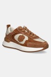 BOSS sneakers din piele &icirc;ntoarsă B Icon culoarea maro, 50548288