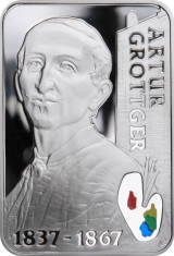 Polonia 20 zloti 2010,Polish Painters of the Turn of the 20th Century &ndash; Artur Grottger,PROOF, Argint ,925, 28,28g