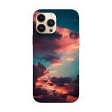 Husa compatibila cu Apple iPhone 14 model Calm sky, Silicon, TPU, Viceversa