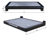 Filtru habitaclu cu carbon activ MAHLE LAK1422