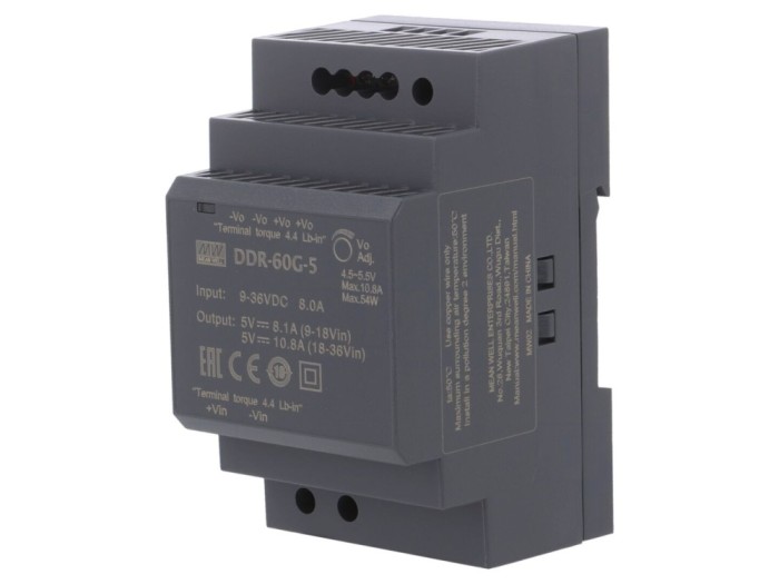 Convertor DC/DC 54W 5V 10.8A