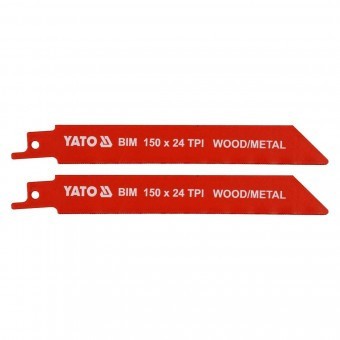 Set 2 lame pentru fierastrau pendular Yato YT-33932, 150 mm, 24 TPI, pentru lemn si metal foto