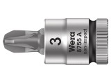 Tubulară Pozidriv&reg;-bit PZ3 1/4" 28mm WERA - Cheie tubulară de calitate