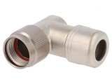 Intrare cablu unghi 90&deg; metal 10,5mm