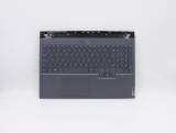 Carcasa superioara cu tastatura palmrest Laptop, Lenovo, Legion 7-15IMH05 Type 81YT, 5CB0Z21002, AM2VH000H00, AM2VH000I00, iluminata, RGB, layout UK