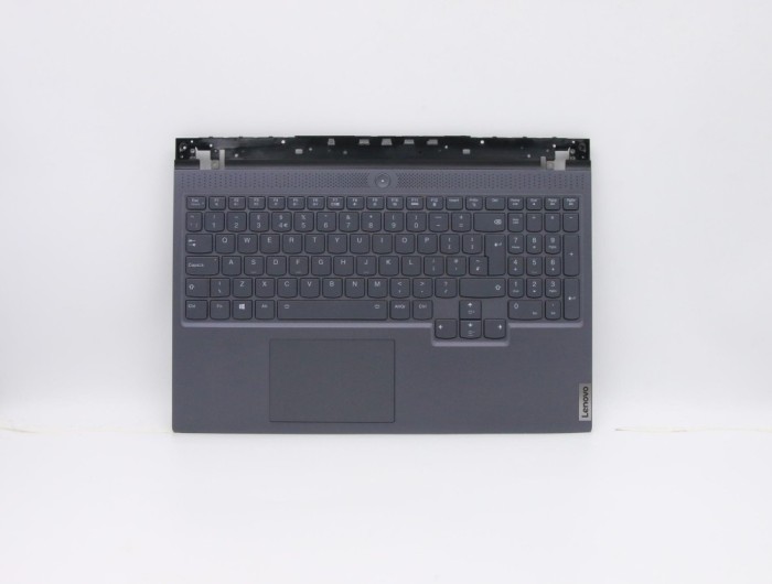 Carcasa superioara cu tastatura palmrest Laptop, Lenovo, Legion 7-15IMH05 Type 81YT, 5CB0Z21002, AM2VH000H00, AM2VH000I00, iluminata, RGB, layout UK