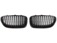 Grila masca fata fata BMW Seria 5 (F10/F11), 12.2009-2013, partea stanga, negru, lucios; Tuning,