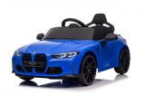 Cumpara ieftin Masinuta electrica pentru copii, Bmw M4 90W 12V 7Ah, roti EVA, scaun tapitat, albastru