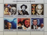 BC246, Guinea-Bissau 2003, 2 blocuri celebritati, personalitati (2 poze)