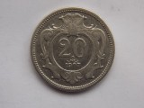 20 HELLER 1907 IMPERIUL AUSTRO-UNGAR