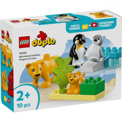 Lego duplo familii de animale salbatice: pinguini si lei 10442 foto