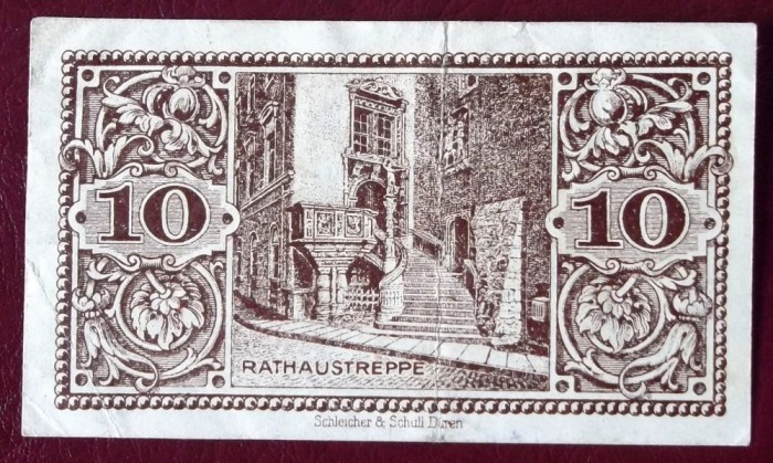 Germania notgeld 10 pfennig 1921 Gorlitz **