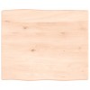 Gossi blat masa 60x50x2 cm lemn masiv stejar netratat contur organic