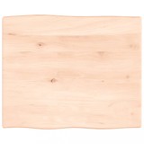 VidaXL Blat masă 60x50x2 cm lemn masiv stejar netratat contur organic