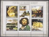 Sao Tome și Principe 2006 - Picturi de Gustave Courbet, Bloc, MNH