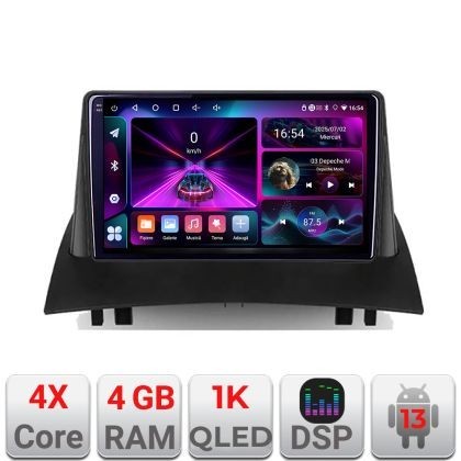 Navigatie Renault Megane 2 A-098 4+64 InCell Display 1K Android Waze USB Navigatie Internet Youtube Radio CarStore Technology