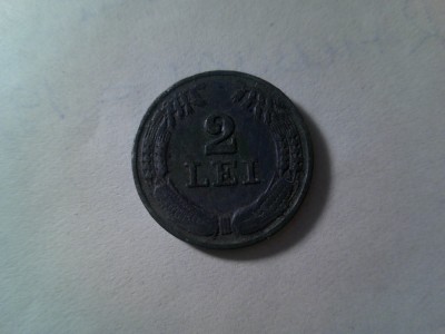 Moneda 2 lei 1941 zinc cal. f.buna foto