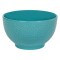 Bol Ceramic, Model Reliefat, Culoare Petrol, Capacitate 650 ml