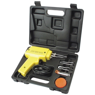 Set pistol de lipit si accesorii Mannesmann 49110, 100 W, 6 piese foto