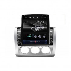 Navigatie dedicata Ford Focus clima manuala G-140-manual ecran tip TESLA 9.7" cu Android Radio Bluetooth Internet GPS WIFI 4+32 CarStore Technology