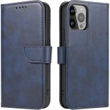 Husa pentru Samsung Galaxy A54 A546, OEM, Smart Magnetic Flip, Bleumarin