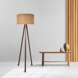 Stehlampe Newport Braun [lux.pro] HausGarden Leisure
